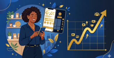 Empreendedores e donos de negócio local que querem atrair clientes pelas redes sociais sem investir em anúncios