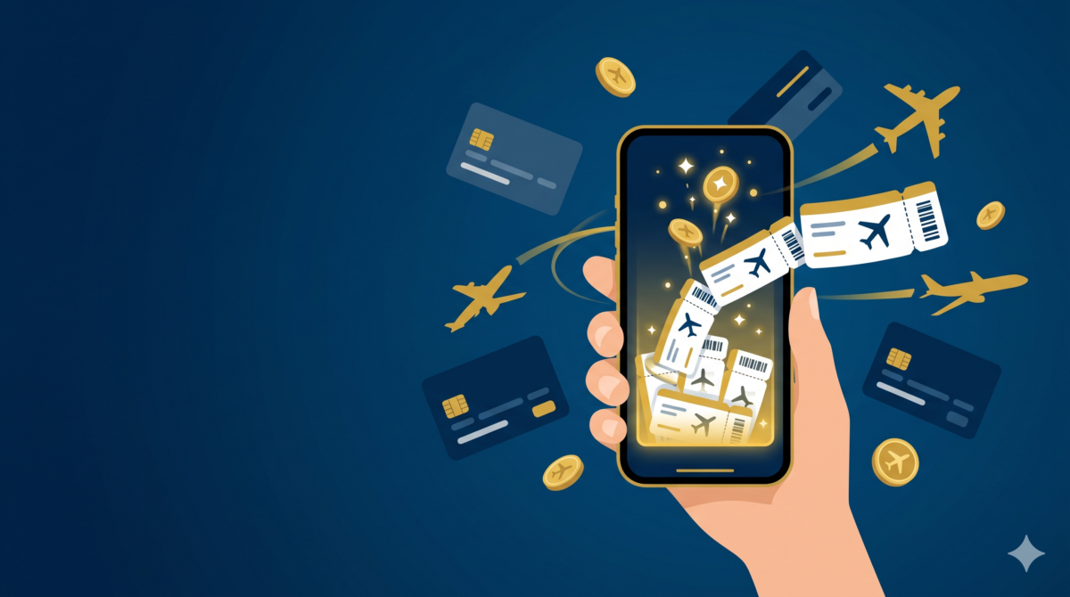 Seus pontos do cartão estão expirando enquanto você lê isso. O Método dos 90 Dias mostra como emitir sua primeira passagem grátis usando compras do dia a dia.